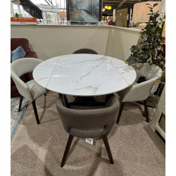 Simone Round Extn Dining Table